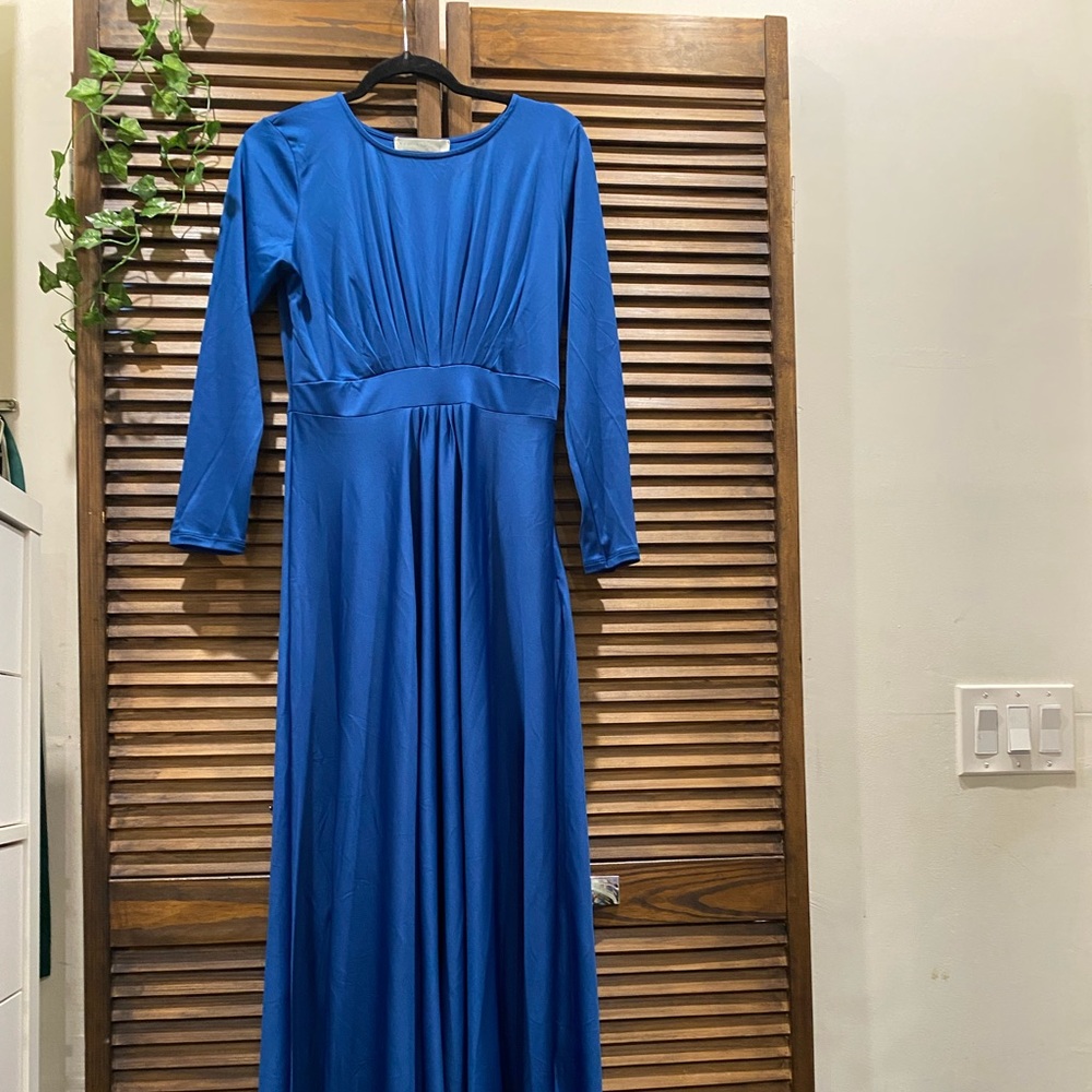 Dark Teal Blue dress